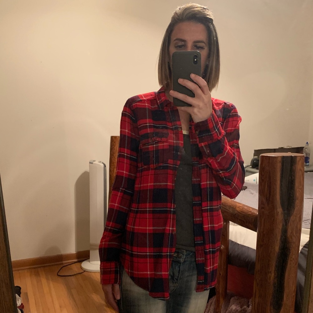 Women’s Abercrombie & Fitch flannel button down